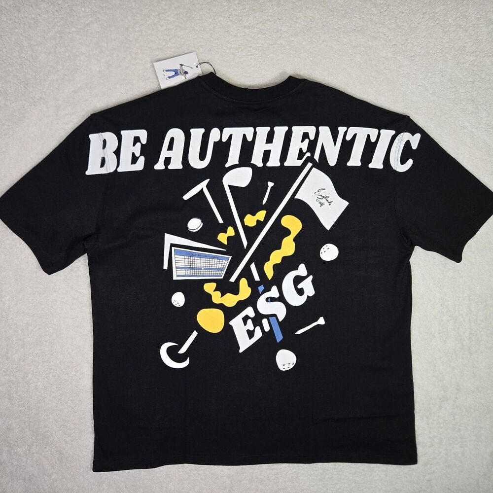 NEW Eastside Golf Mens 3XL Black T Shirt Short Sleeve Be Authentic XXXL